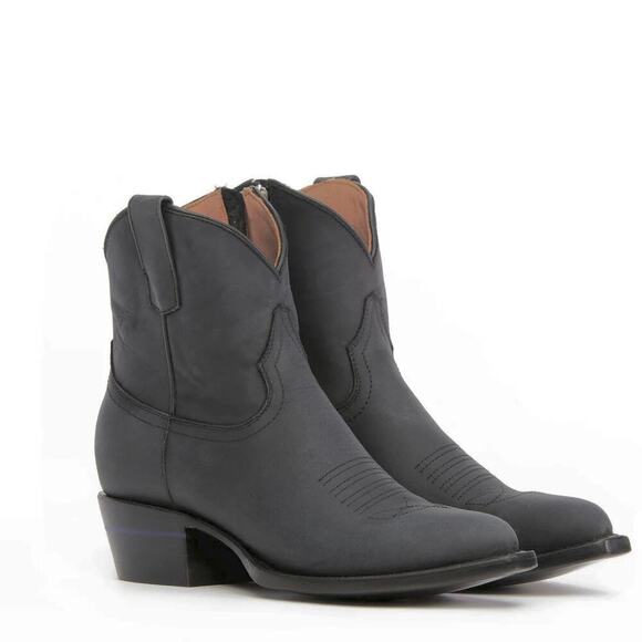 Alvies THE RAINEY Leather Boots Gray Women’s Size 8B Western Rodeo Cowgirl - Picture 2 of 16